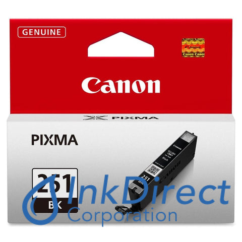 Genuine Canon 6513B001Aa Cli-251Bk Ink Jet Cartridge Black