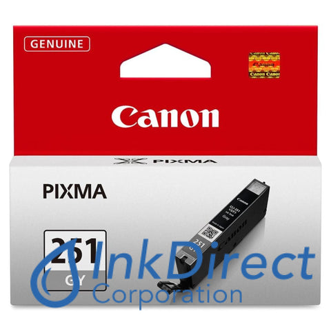 Genuine Canon 6517B001Aa Cli-251Gy Ink Jet Cartridge Gray