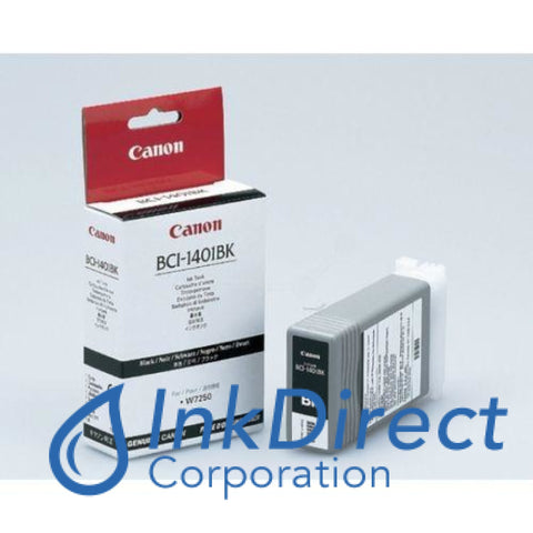 Genuine Canon 7568A001Aa Bci-1401Bk Ink Jet Cartridge Black