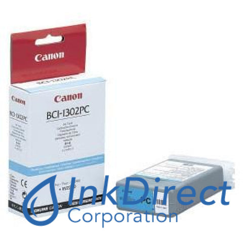 Genuine Canon 7721A001Aa Bci-1302Pc Ink Tank Photo Cyan