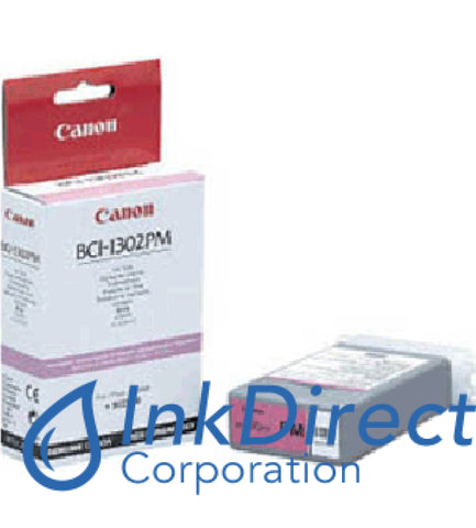 Genuine Canon 7722A001Aa Bci-1302Pm Ink Tank Photo Magenta