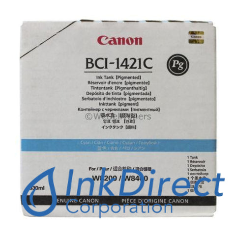 Genuine Canon 8368A001Aa Bci-1421C Ink Tank Cyan