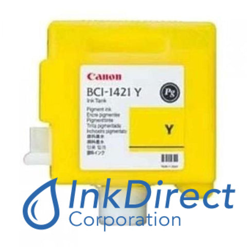 Genuine Canon 8370A001Aa Bci-1421Y Ink Jet Cartridge Yellow