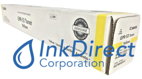 Genuine Canon 8527B003Aa Gpr-53 Toner Cartridge Yellow