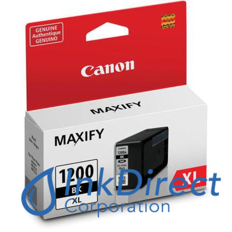 Genuine Canon 9183B001 Pgi-1200 Xl Ink Jet Cartridge Black