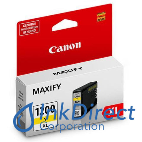 Genuine Canon 9198B001Aa 9198B001 Pgi-1200 Xl Ink Jet Cartridge Yellow