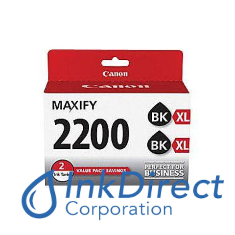 Genuine Canon 9255B006 Pgi-2200 Xl Ink Jet Cartridge Black ( 2 / Pack )