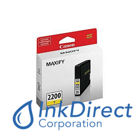 Genuine Canon 9306B001 Pgi-2200 Ink Jet Cartridge Yellow