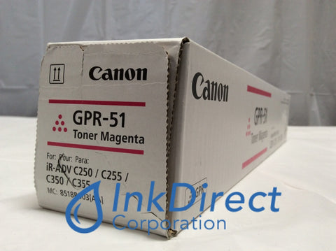 Genuine Canon F429022001 F42-9022-001 8518B003AA GPR-51 Toner Cartridge Magenta ImageRunner Advance C250IF C350IF Toner Cartridge