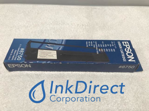 Genuine Epson 8750 Ribbon Ctg Black 2000 T1000 AP JX80 LX800 LX810 MX80 RX80 APEX 80 FX 80 80+ 85 850 86 86E 870 880 JX 80 LX 300 300+II MX
