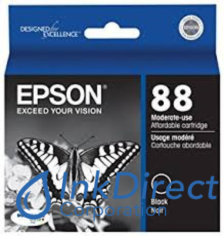 Genuine Epson T088120 88 Ink Jet Cartridge Black
