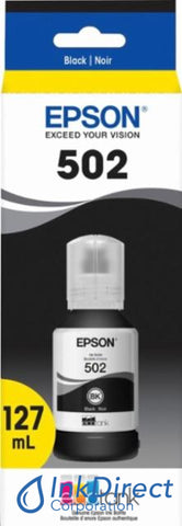 Genuine Epson T502120-S Ecotank 502 Ink Tank Black