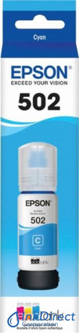 Genuine Epson T502220-S Ecotank 502 Ink Tank Cyan