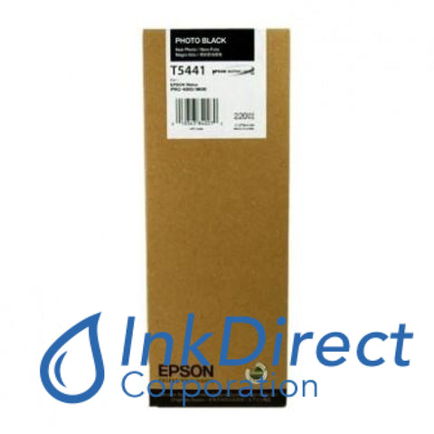 Genuine Epson T544100 T5441 Ultrachrome Ink Jet Cartridge Photo Black