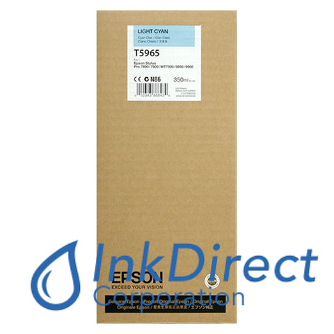 Genuine Epson T596500 Ultrachrome Hdr Ink Jet Cartridge Light Cyan , T596700 -7