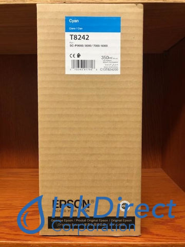 Genuine Epson T824200 T8242 Ink Jet Cartridge Cyan P6000 P7000 P8000 P9000 Ink Jet Cartridge , Epson - InkJet Printer SureColor P6000, P7000, P8000, P9000