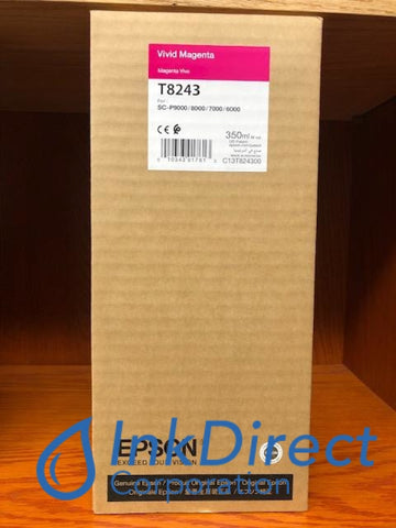 Genuine Epson T824300 T8243 Ink Jet Cartridge Vivid Magenta P6000 P7000 P8000 P9000 Ink Jet Cartridge , Epson - InkJet Printer SureColor P6000, P7000, P8000, P9000