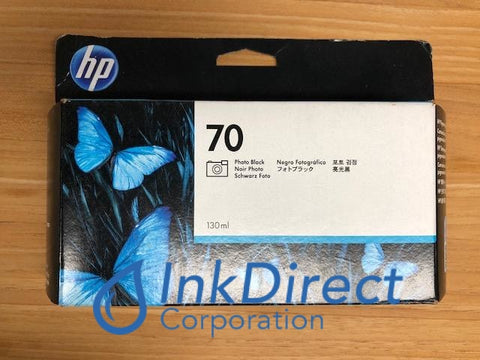 Genuine Hp C9449A Hp 70 Ink Jet Cartridge Photo Black Ink Jet Cartridge