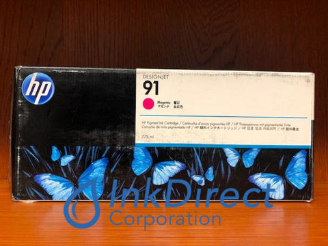 Genuine HP C9468A HP 91 Ink Jet Cartridge Magenta Ink Jet Cartridge , HP - Thermal InkJet Z6100, Z6100PS