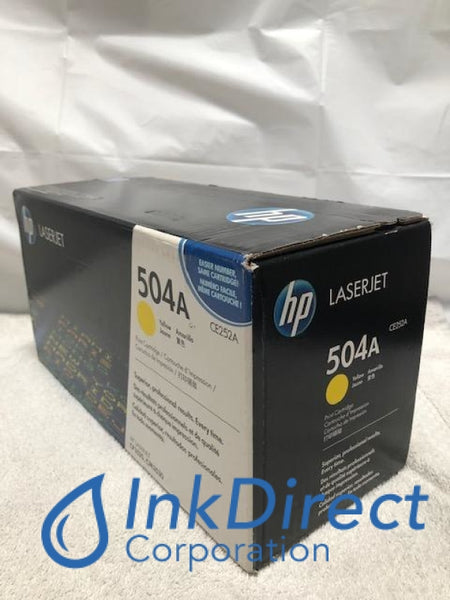 thumbnail image 2 of HP CE252A 504A Yellow Toner Cartridge – Genuine OEM 2 of 4