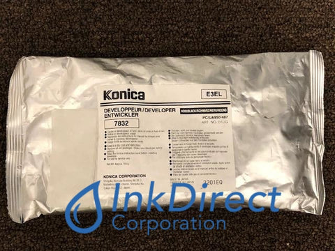 Genuine Konica Minolta 950487 950-487 E3El Developer Black Developer