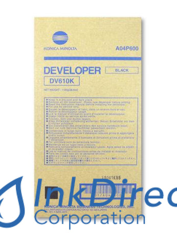 Genuine Konica Minolta A04P600 Dv-610Bk Dv610Bk Developer / Starter Black