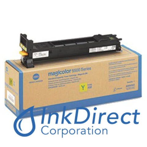 Genuine Konica Minolta A06V232 A06V252 5550 - Standard Yield Toner Cartridge Yellow