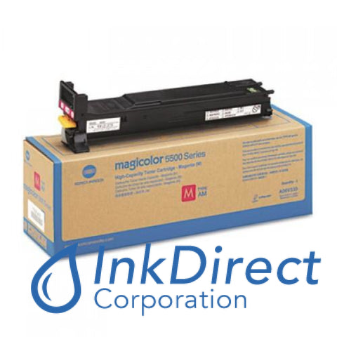 Genuine Konica Minolta A06V333 A06V353 5550 - High Yield Toner Cartridge Magenta