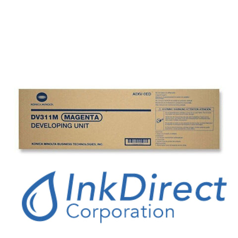Genuine Konica Minolta A0Xv0Ed A0Xv-Wed Dv-311M Dv311M Developer Unit Magenta