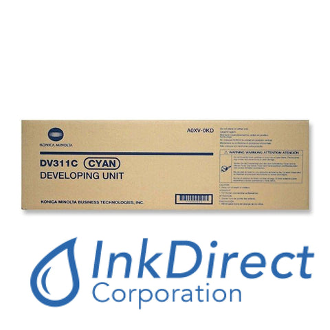 Genuine Konica Minolta A0Xv0Kd Dv-311C Dv311C Developer Unit Cyan