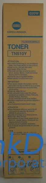 Toner jaune Konica Minolta TN-510Y compatible main image 1
