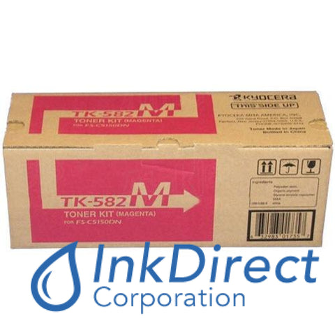 Genuine Kyocera Mita 1T02Ktbus0 Tk-582M Tk582M Toner Cartridge Magenta