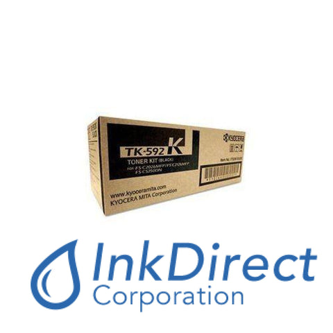 Genuine Kyocera Mita 1T02Kv0Us0 Tk-592K Tk592K Toner Cartridge Black
