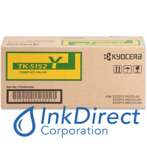 Genuine Kyocera Mita 1T02Nsaus0 Tk5152Y Toner Cartridge Yellow Kit