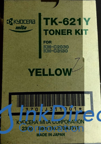 Genuine Kyocera Mita 370Aj311 Tk-621Y Tk621Y Toner Kit Yellow