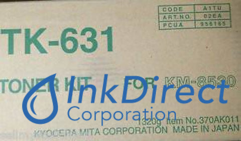 Genuine Kyocera Mita 370Ak011 Tk-631 Tk631 Toner Black