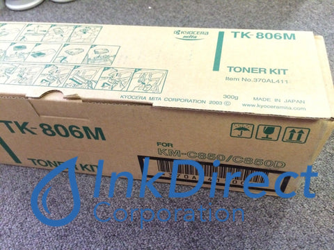 Genuine Kyocera Mita 370Al411 Tk-806M Tk806M Toner Kit Magenta