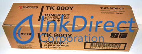 Genuine Kyocera Mita 370Pb3Kl Tk-800Y Tk800Y Toner Kit Yellow