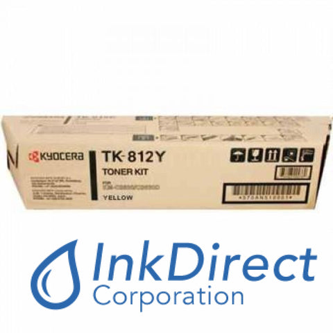 Genuine Kyocera Mita 370Pc3Km001 Tk-812Y Tk812Y Toner Kit Yellow