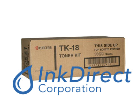 Genuine Kyocera Mita 370Qb0Km 370Pu010 Tk-18 Tk18 Toner Kit Black