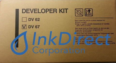 Genuine Kyocera Mita 5Plpxzlapkx Dv-67 Dv67 Developer Kit Black