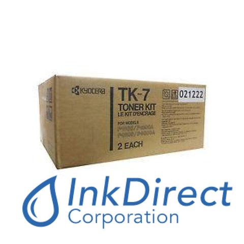 Genuine Kyocera Mita Tk-7 Tk7 Toner Cartridge Black