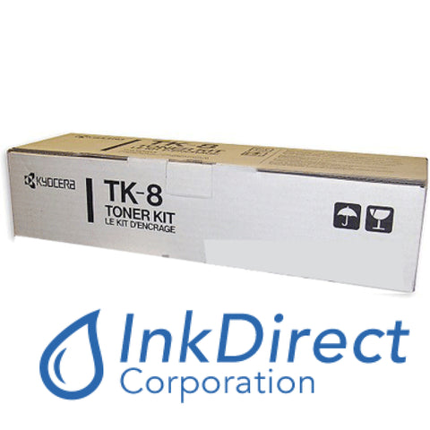 Genuine Kyocera Mita Tk-8 Tk8 Toner Black