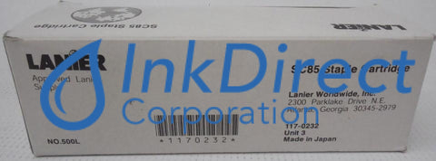Genuine Lanier 1170232 117-0232 Type E1 Staple Cartridge , Lanier - Copier Digital 5355, 5365, 5435, 5445, 5455, 5470, 5480, 5555, 5565, 5580, 055, - Fax Laser 5356, 5710, 5813, - Printer F 40, 41, 550