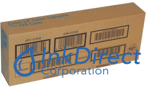 Genuine Lanier 400839 4800160 480-0160 Type 125 Toner Cartridge Cyan , Gestetner   - Laser Printer  C 7116,  7416,  7417,  Lanier   - Laser Printer  LP 020C,  020CX,  116,  116C,  116CN,  122C, Ricoh   - Printer  AFICIO CL3000,   -  AFICIO  CL3000E,   - Laser Printer CL  2000,   - Laser Printer AFICIO  CL2000,  CL2000N, Savin - Laser Printer CLP  1620,   -  CLP  17
