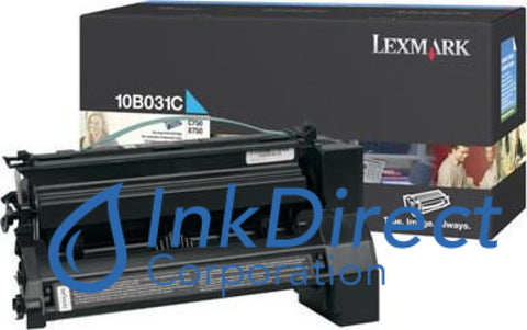 Genuine Lexmark 10B031C Toner Cartridge Cyan
