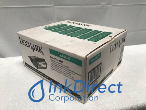 Genuine Lexmark 12A0825 Return Program Print Cartridge Black, Laser Printer Optra SE, SE3455, Ink Direct Corporation