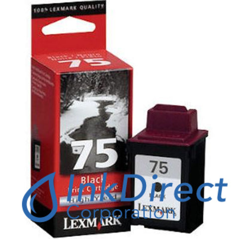 Genuine Lexmark 12A1975 Lex 70 / 75 Ink Jet Cartridge Black