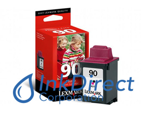 Genuine Lexmark 12A1990 Lex 90 Ink Jet Cartridge Tri-Color