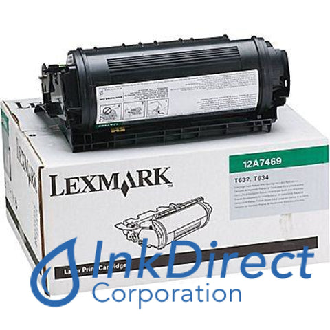 Genuine Lexmark 12A7469 Return Program Print Cartridge Black